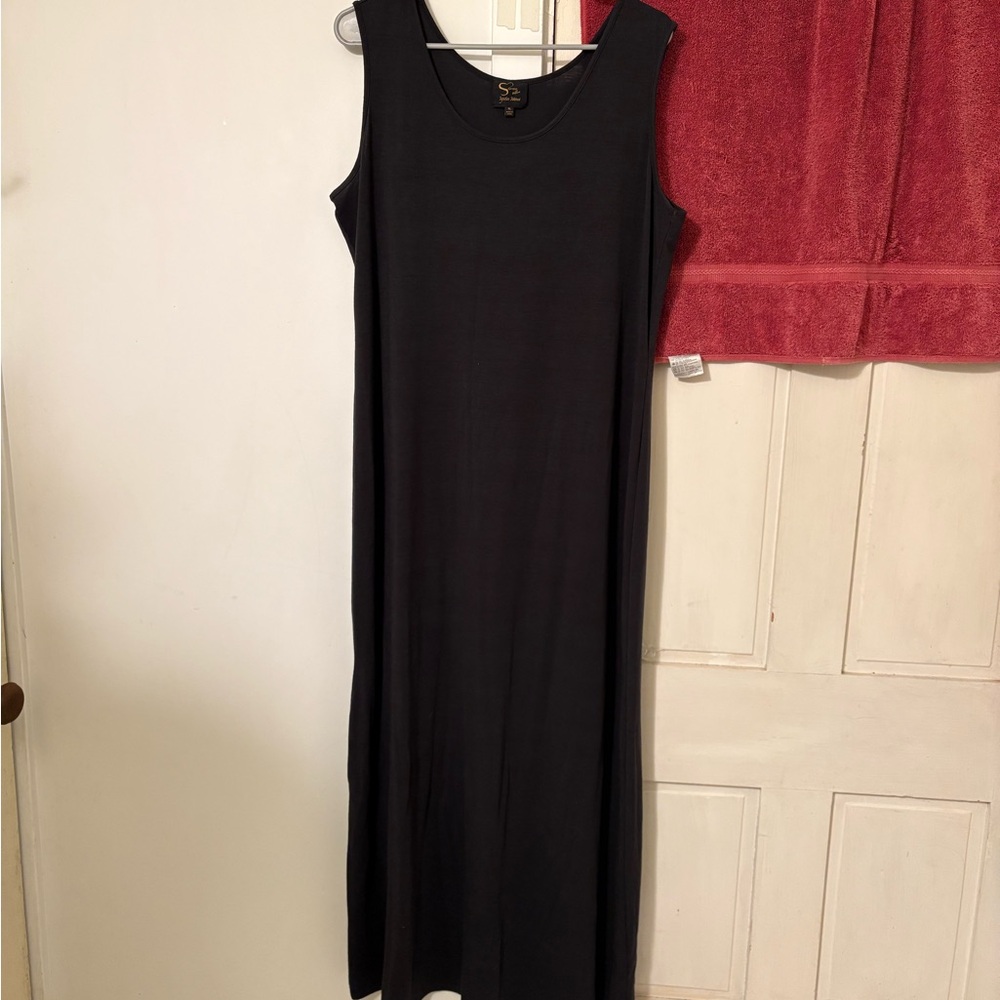 Serena Williams Black Maxi Dress